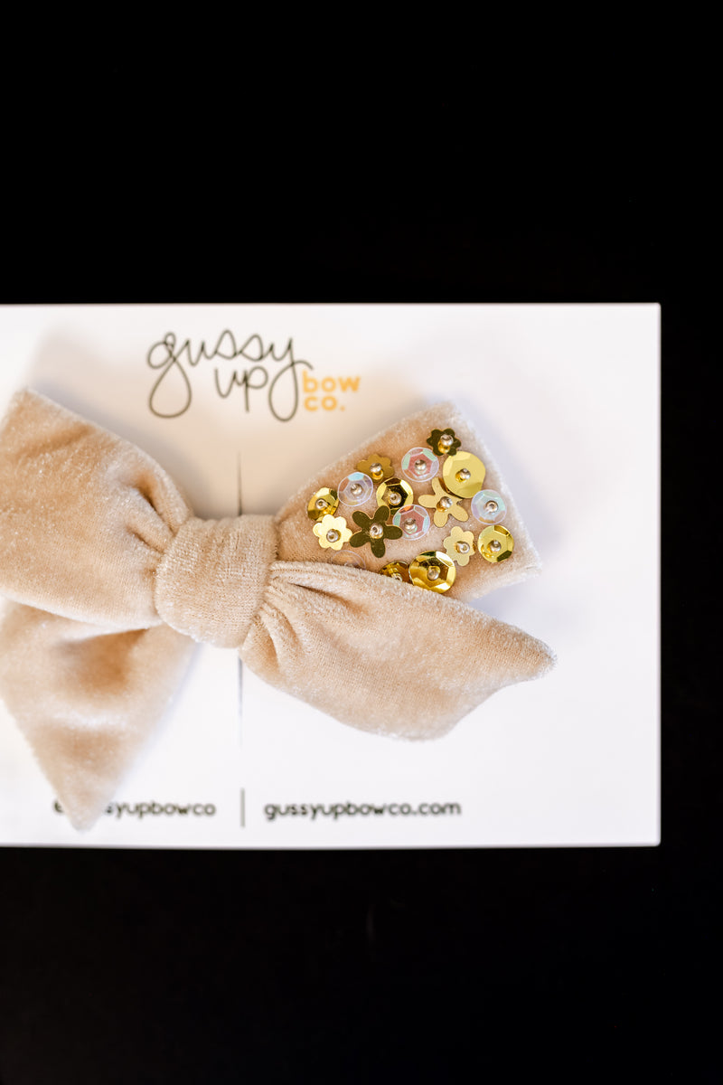 Goal Getter Sequin Velvet | Classic Bow | New Year 23 Collection