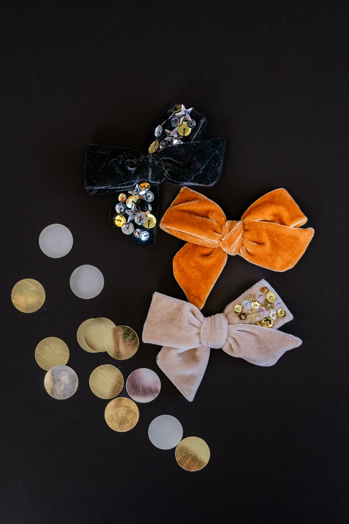 Shoot for the Stars Sequin Velvet | Classic Bow | New Year 24 Collection