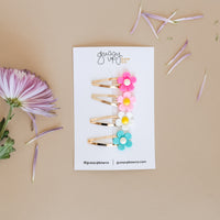 Light Flower Power Snap Clip Set