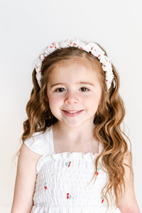 Cherries Ruffle Headband