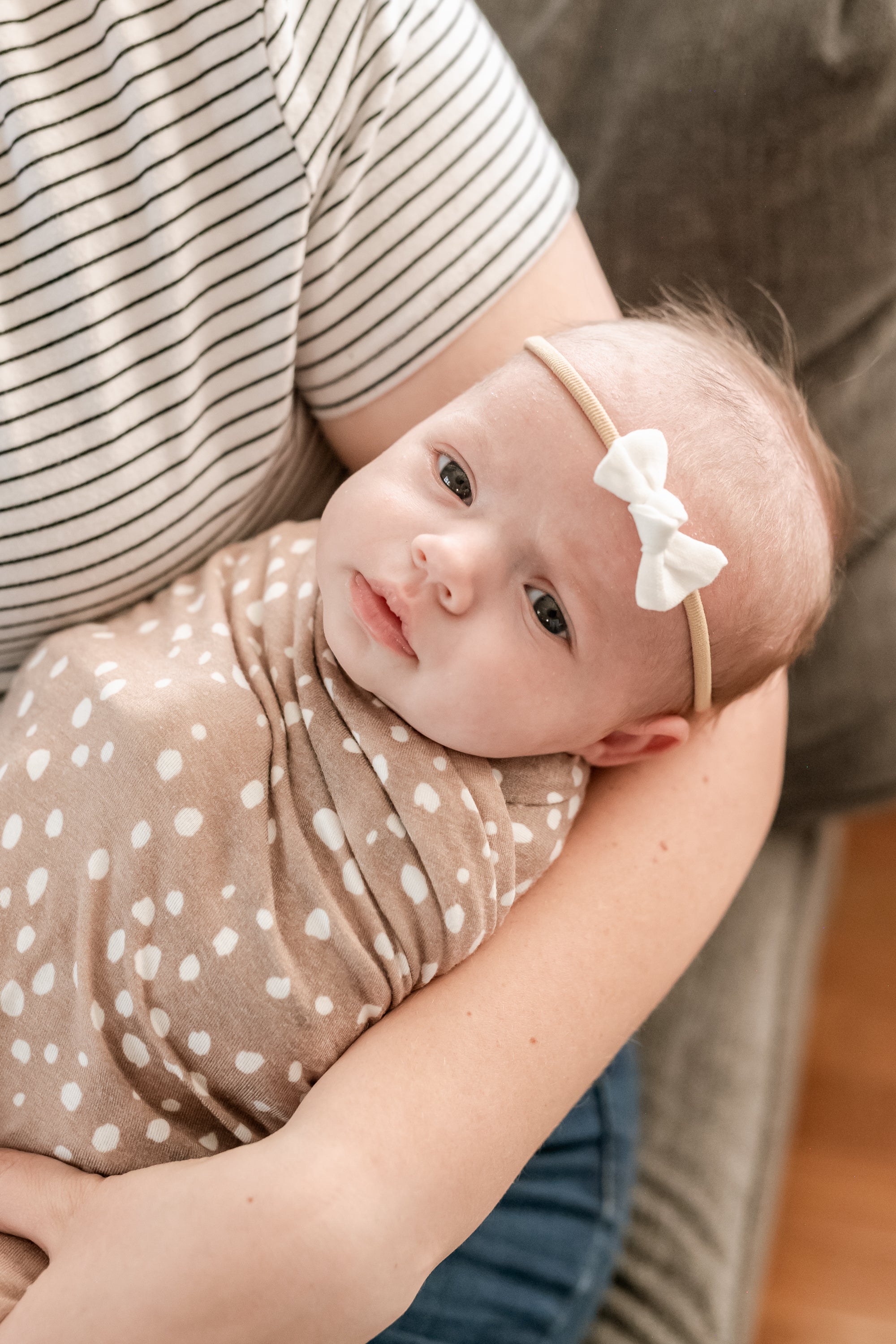 Girly Mini Knot Bow Set Newborn Bows Gussy Up Bow Co