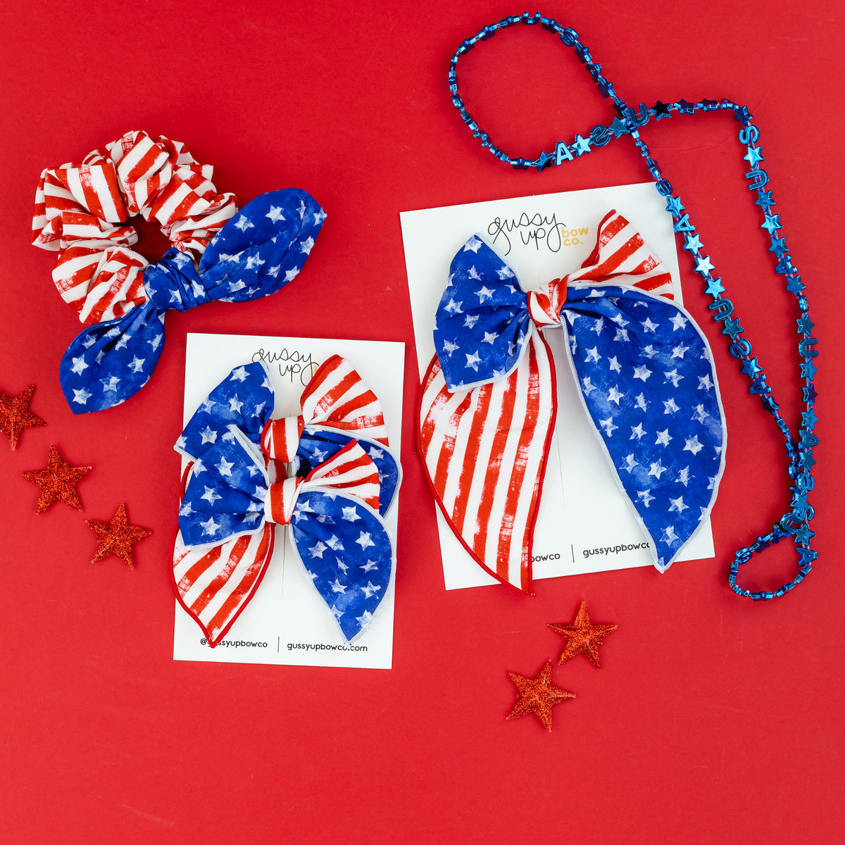 Stars and Stripes | Whimsy Pigtail Set