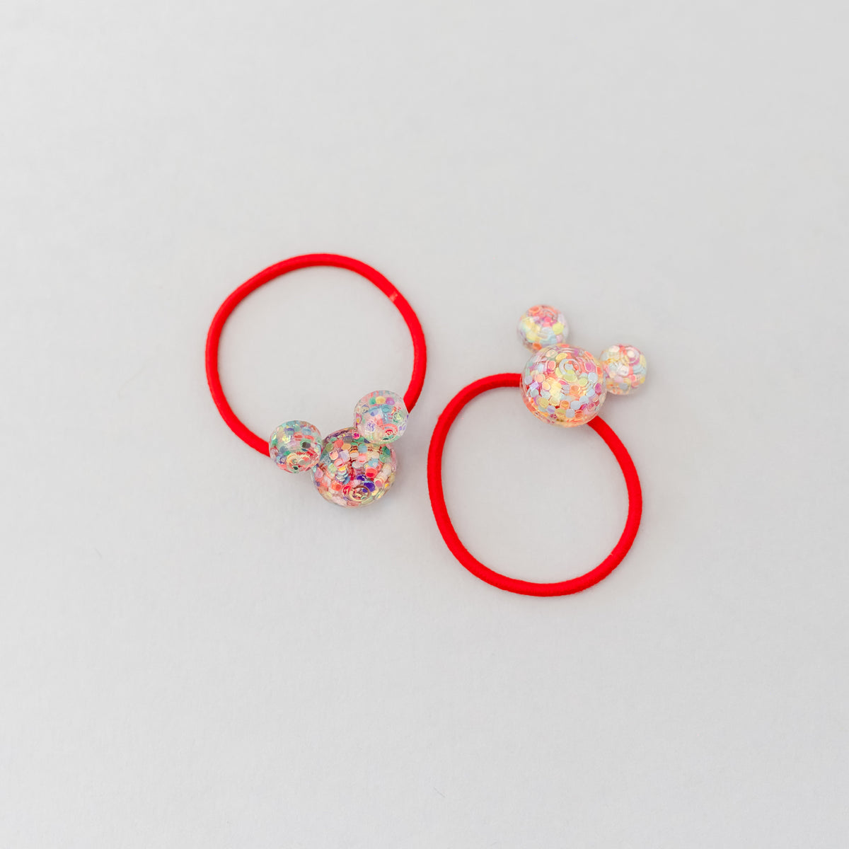 Mouse Glitter Hair Tie Set | Happiest Place 2.0 Collection