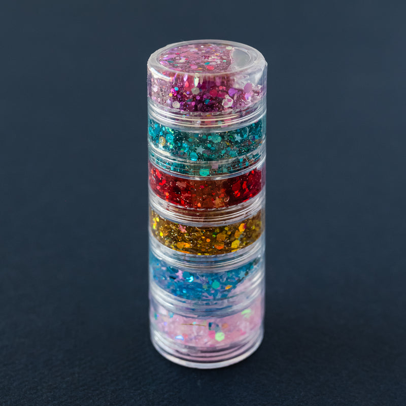 Jewel Tones Hair Glitter Stack | Fall 23 Collection