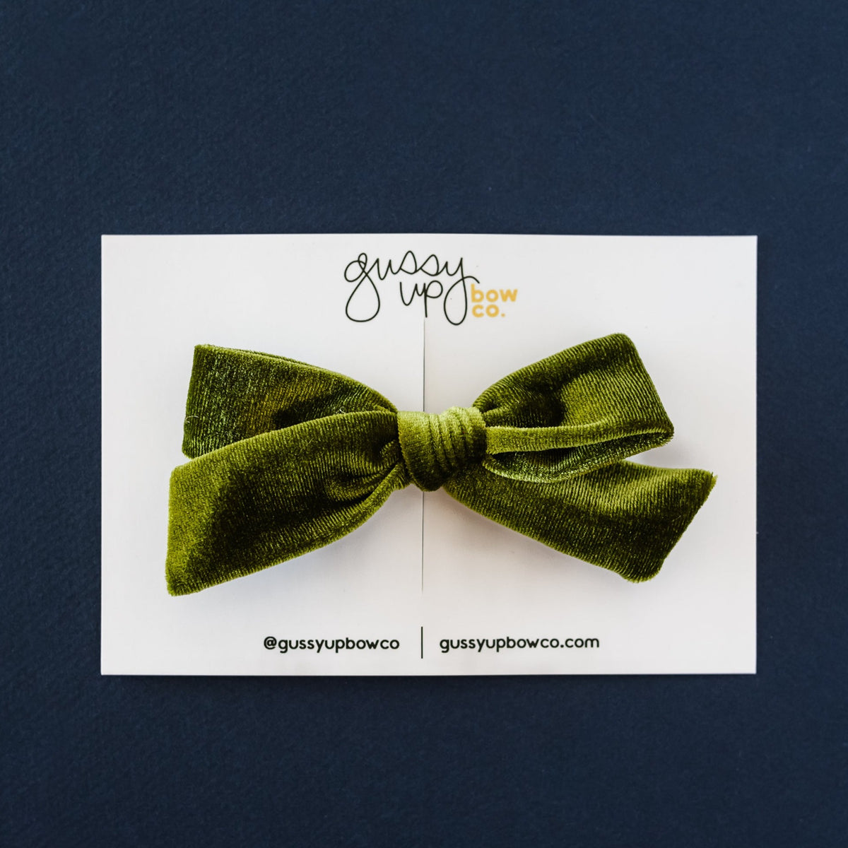 Fern Velvet | School Girl Bow