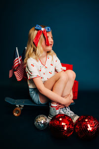 USA Sequin Extra Bow