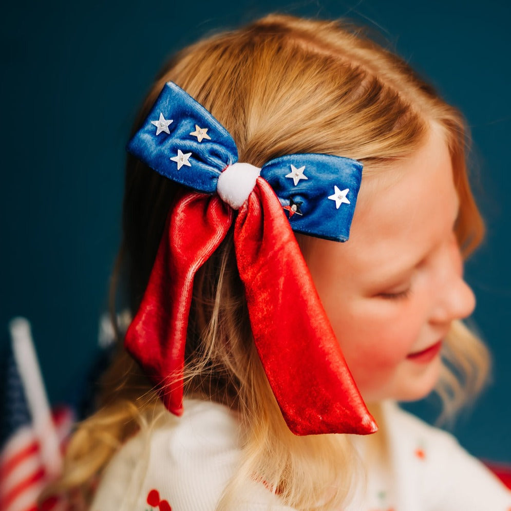 USA Sequin Extra Bow