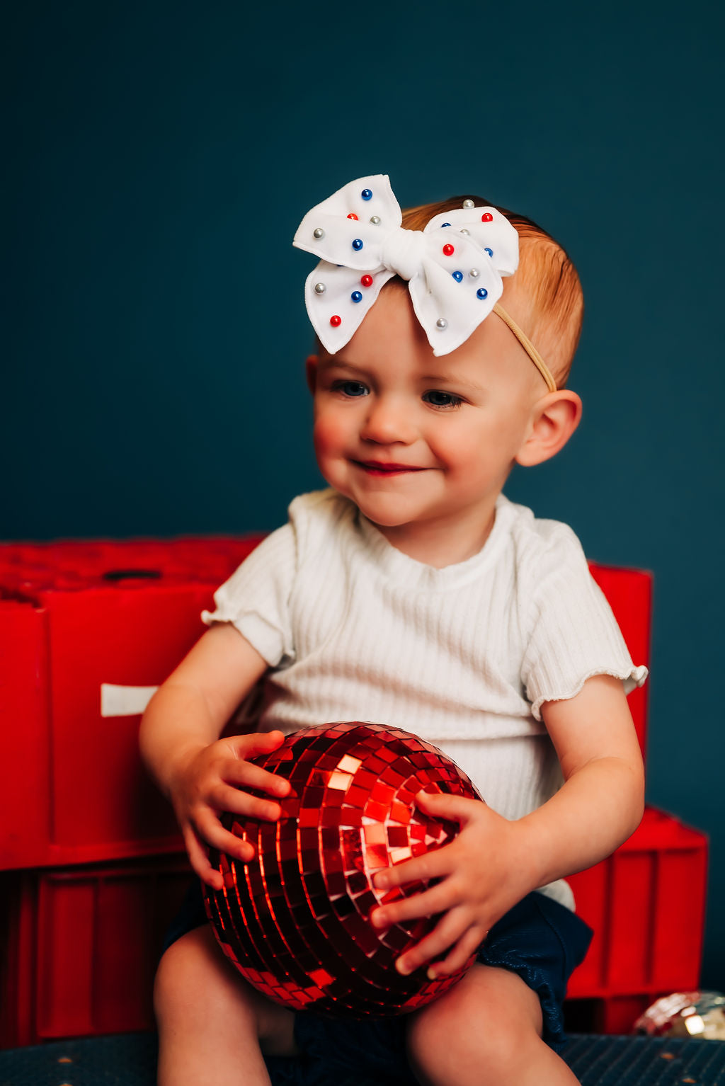 Patriotic Pearl | Whimsy Bow