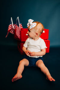 Patriotic Pearl | Whimsy Bow