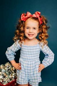 Red Shimmer | Whimsy Pigtail Set
