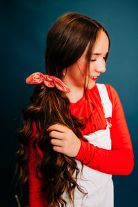 Red Shimmer | Scrunchy
