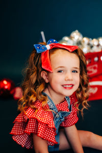 USA Sequin Extra Bow