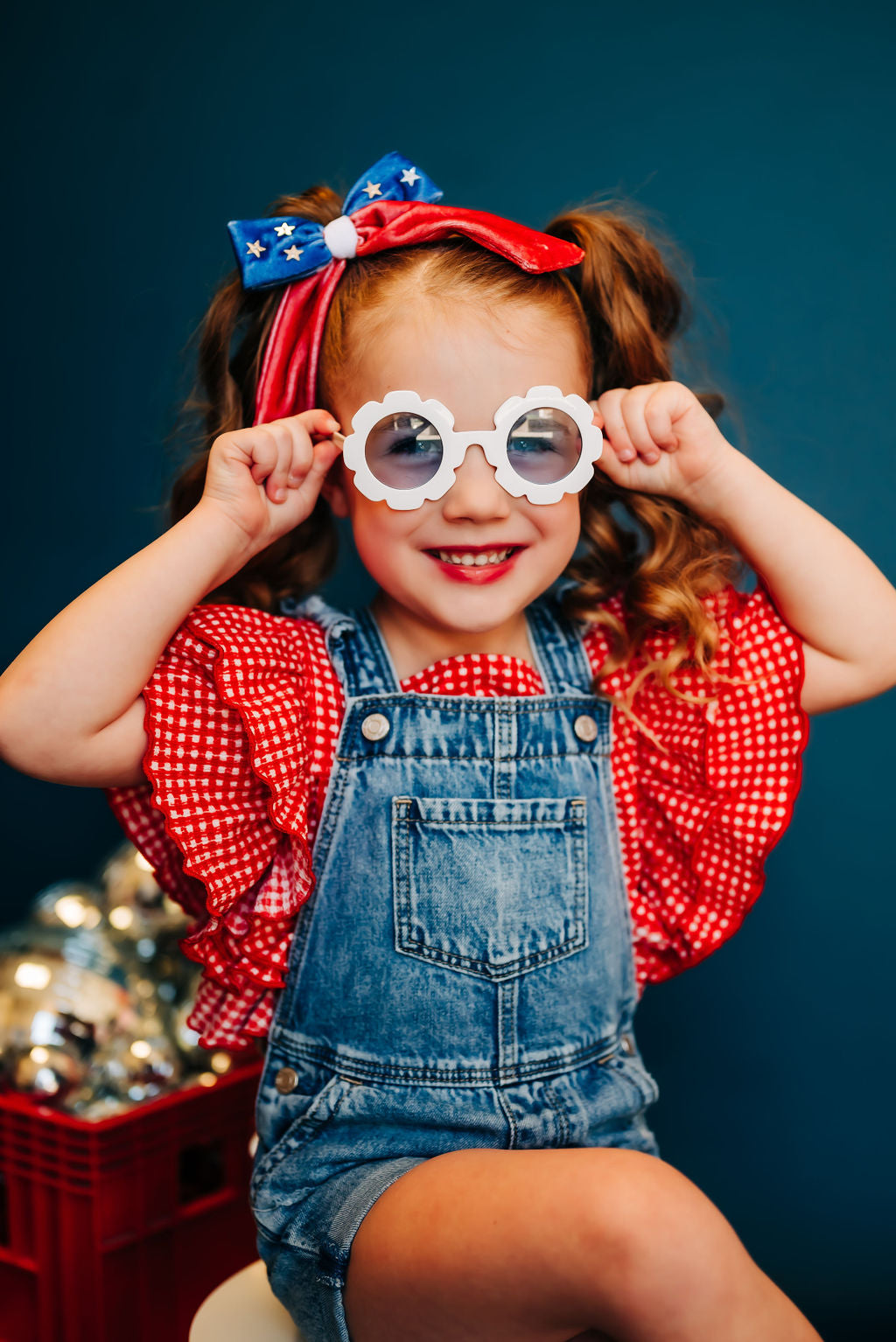 USA Sequin Extra Bow
