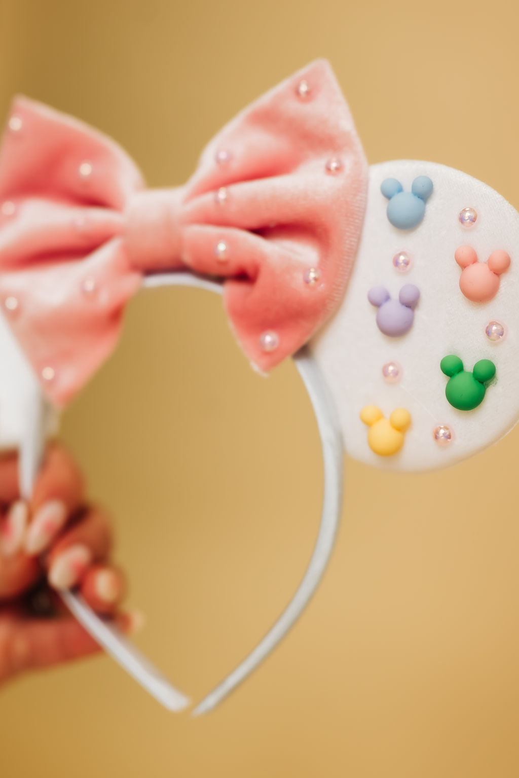 Pastel Mouse Ear Headband