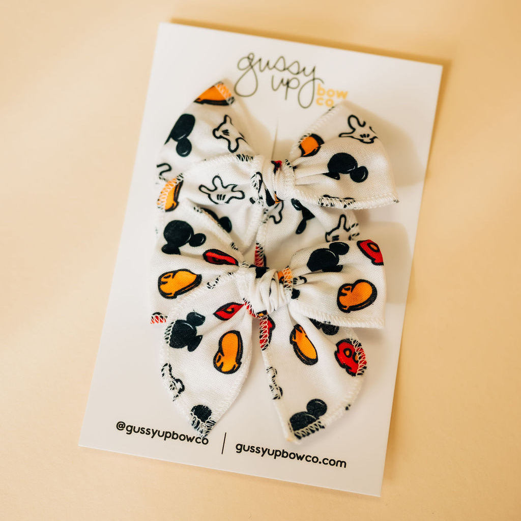 Mouse Jumble Whimsy Pigtail Set