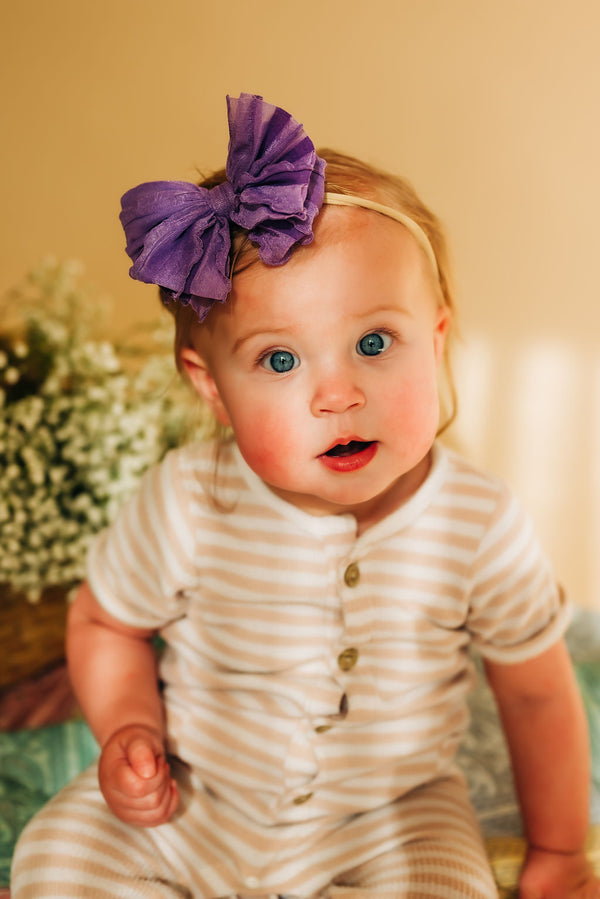 Purple Bubble Bow