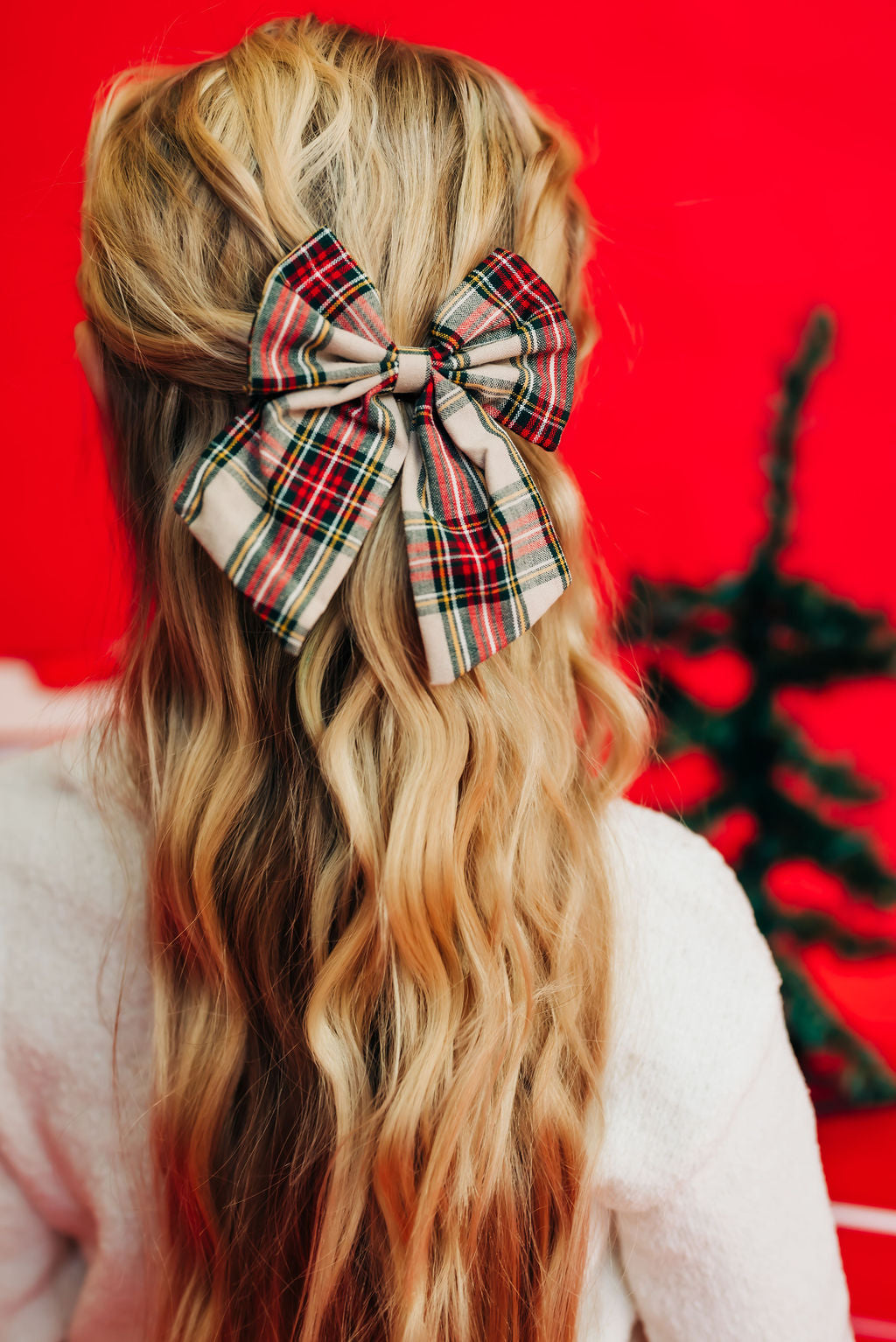 Tan Tartan | Sailor Bow | Christmas 24 Collection