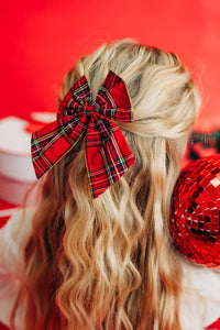 Red Tartan | Sailor Bow | Christmas 24 Collection