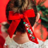 Deck the Halls Velvet Extra Bow