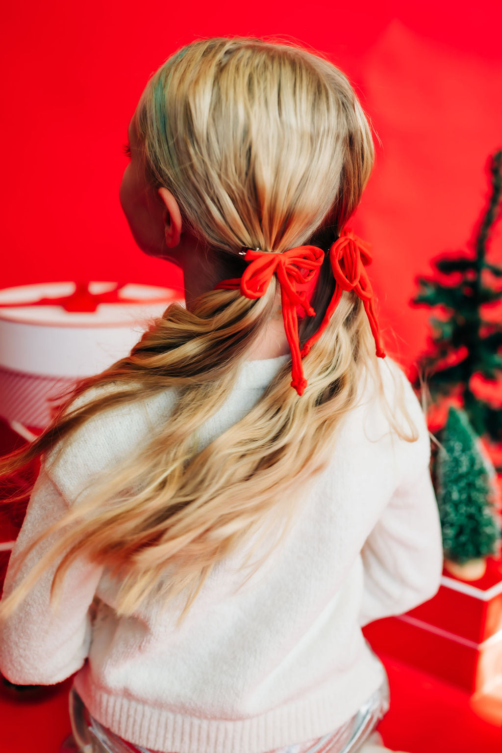 Holly Jolly Pigtail Set