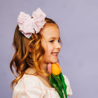 Lilac Ruffle | Bubble Bow