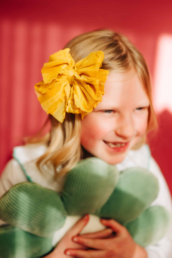 Mustard Bubble Bow