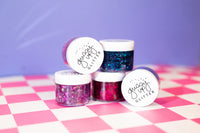 Bright Pink Hair Glitter