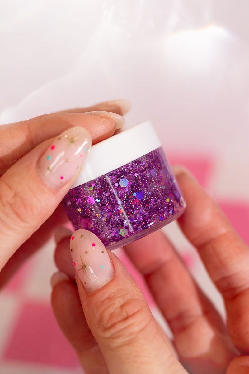 Purple Hair Glitter