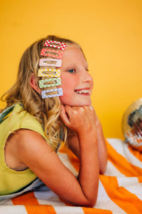 Checker Snap Clip Set