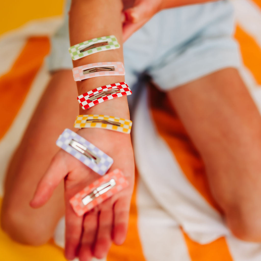 Checker Snap Clip Set