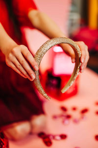 Rose Gold Sparkle Headband