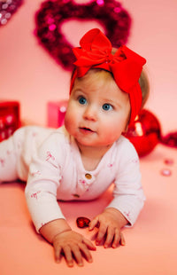 Red Glam Bow