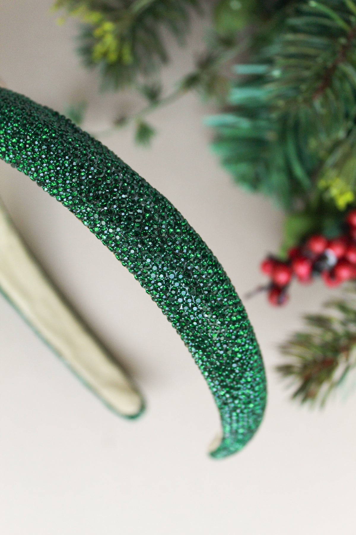 Green Sparkle Headband | Christmas 24 Collection