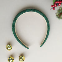 Green Sparkle Headband | Christmas 24 Collection