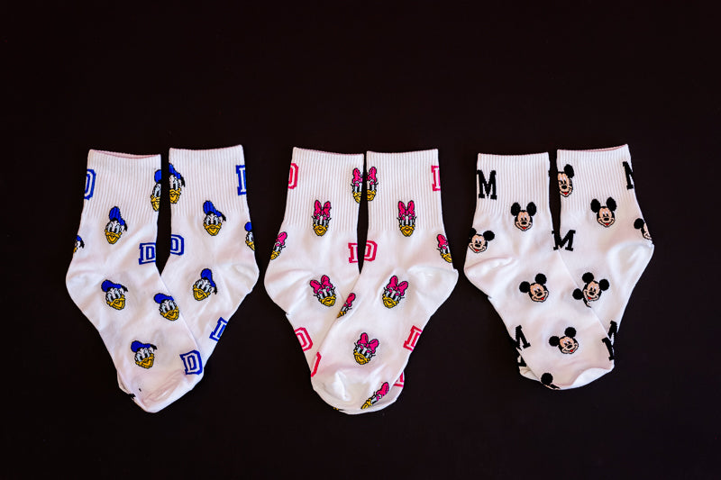 Varsity Boy Mouse | Socks | Happiest Place Collection