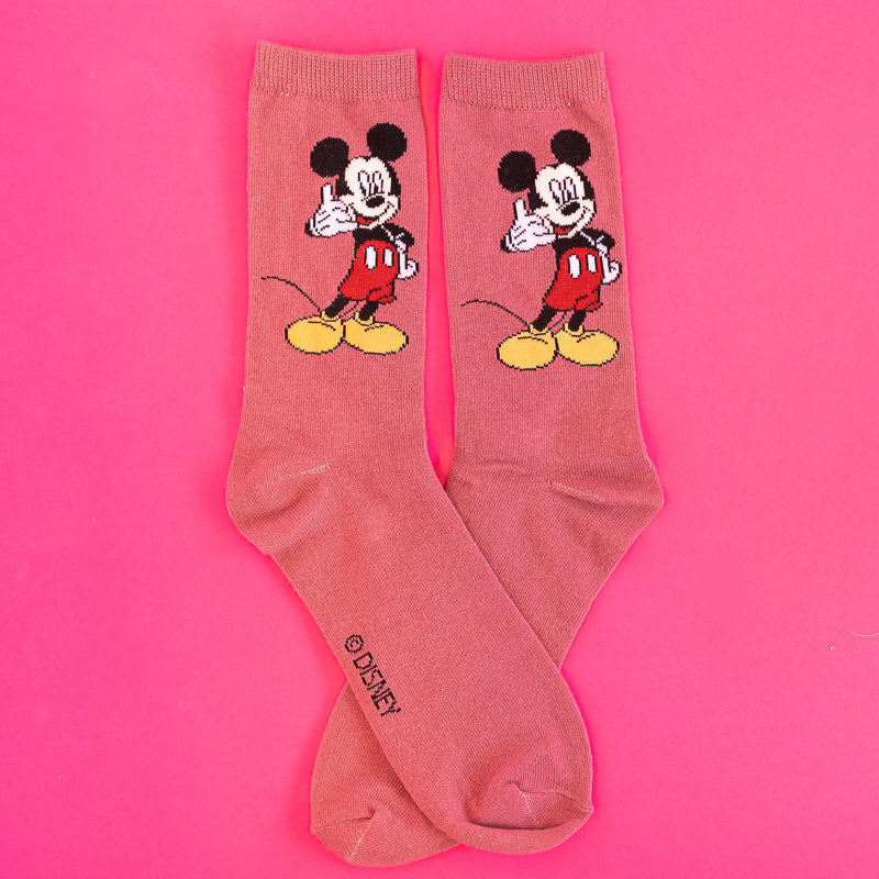 Mauve Mouse | Socks | Happiest Place Collection