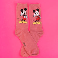 Mauve Mouse | Socks | Happiest Place Collection