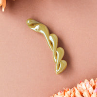 Olive Banana Claw Clip