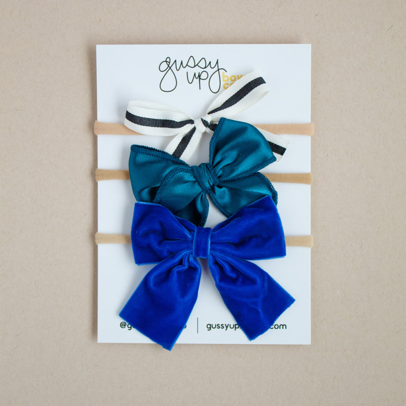 September 24 Green Satin Whimsy Bow