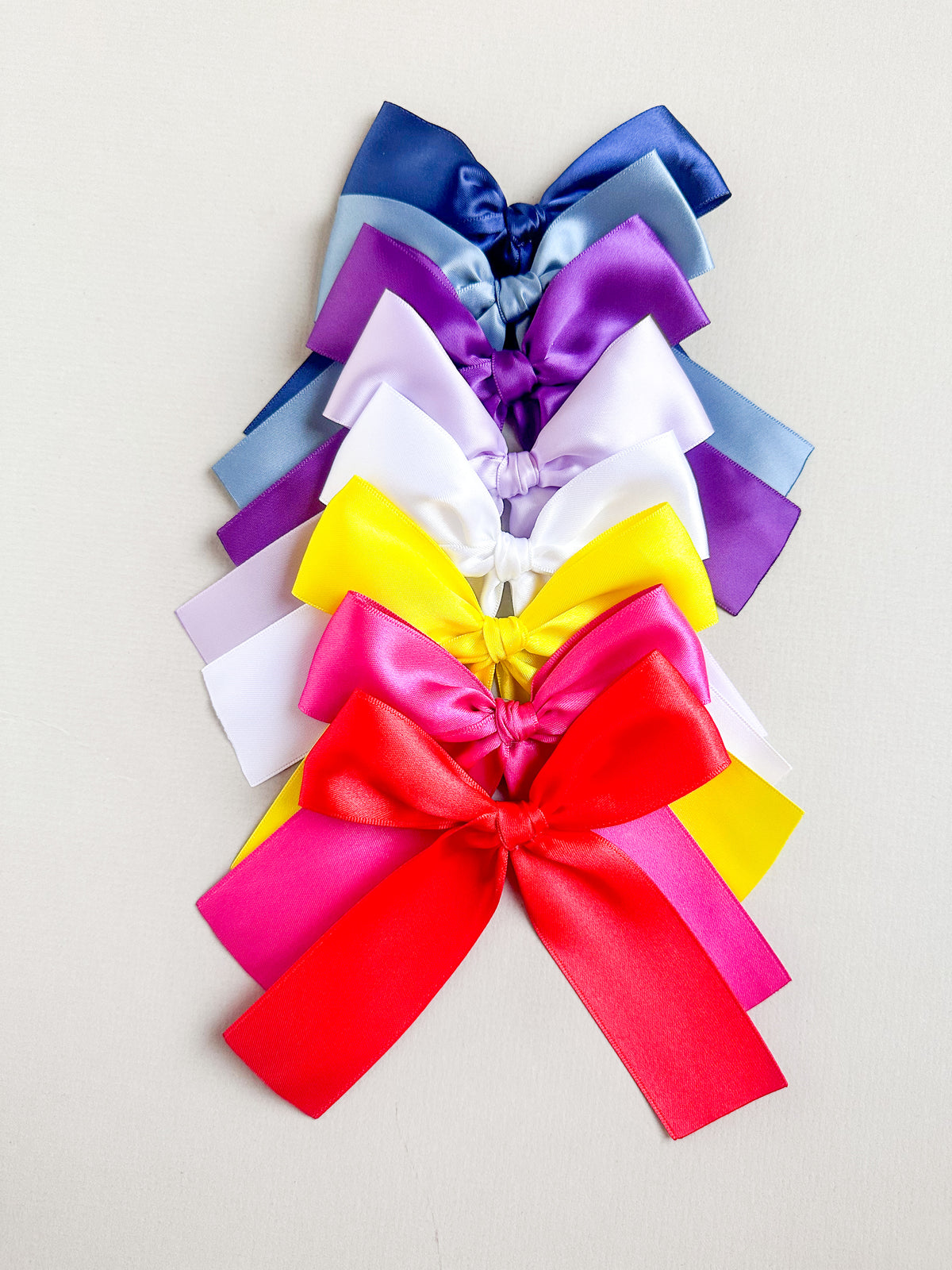 Custom Initial Satin Bow | Back to School 24 Collection