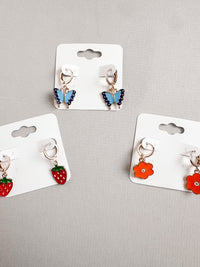 Strawberry Huggie Earrings | Back to School 24 Collection