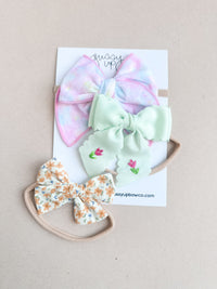 Bow Club Subscription Set | Mini Bows on Nylon Headbands