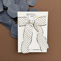 Polka Dot Long Bow