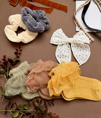 Fall Lace Ruffle Socks