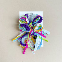 School Ribbon Pigtail Set