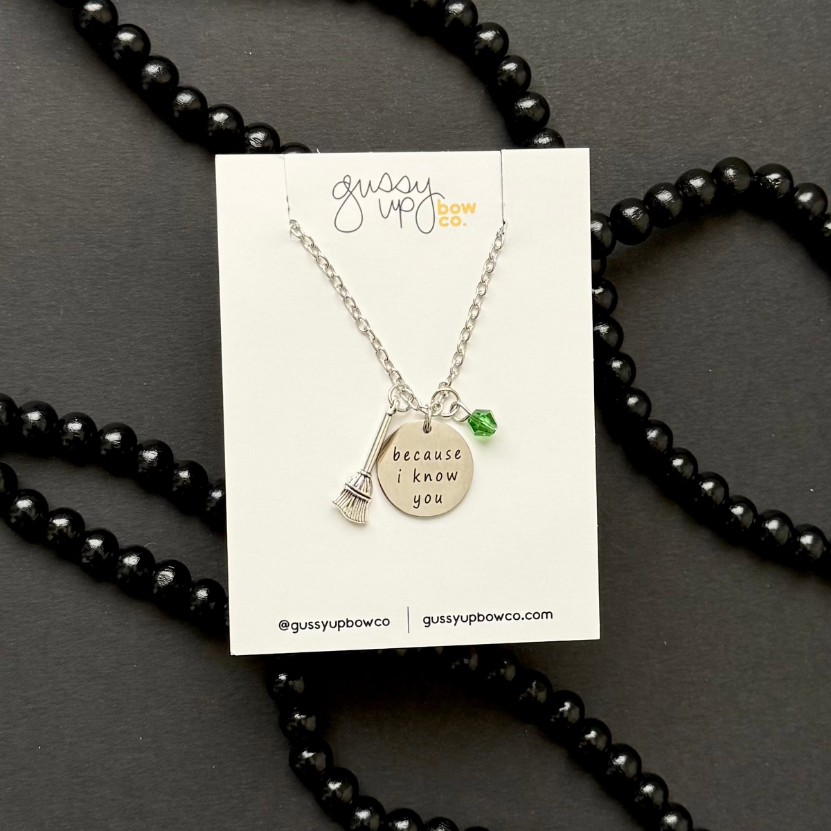 Galinda "Because I Know You" Necklace
