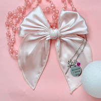 Galinda Bow and Necklace Set