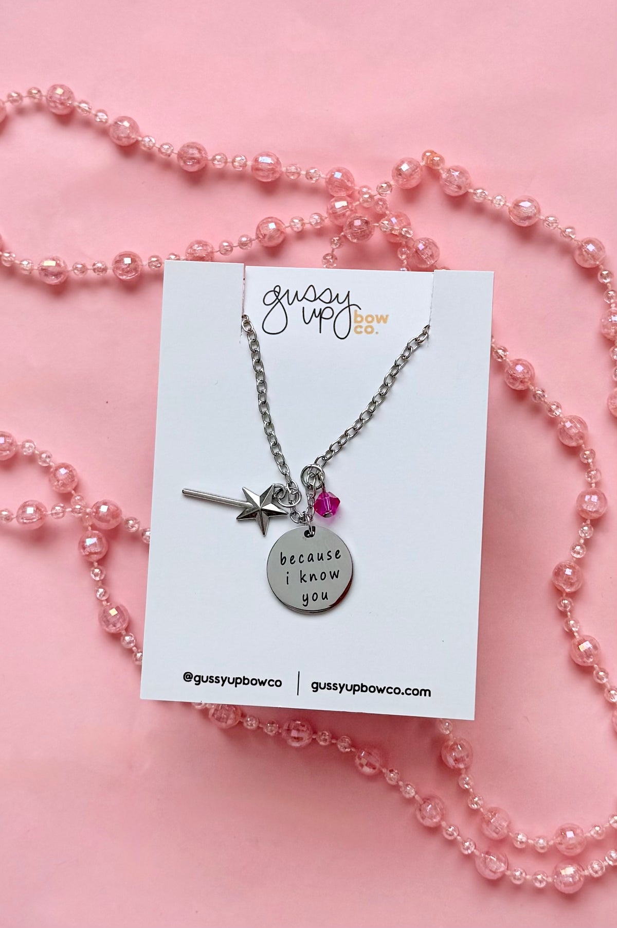 Galinda "Because I Know You" Necklace