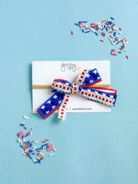 Stars and Stripes Ribbon Bow