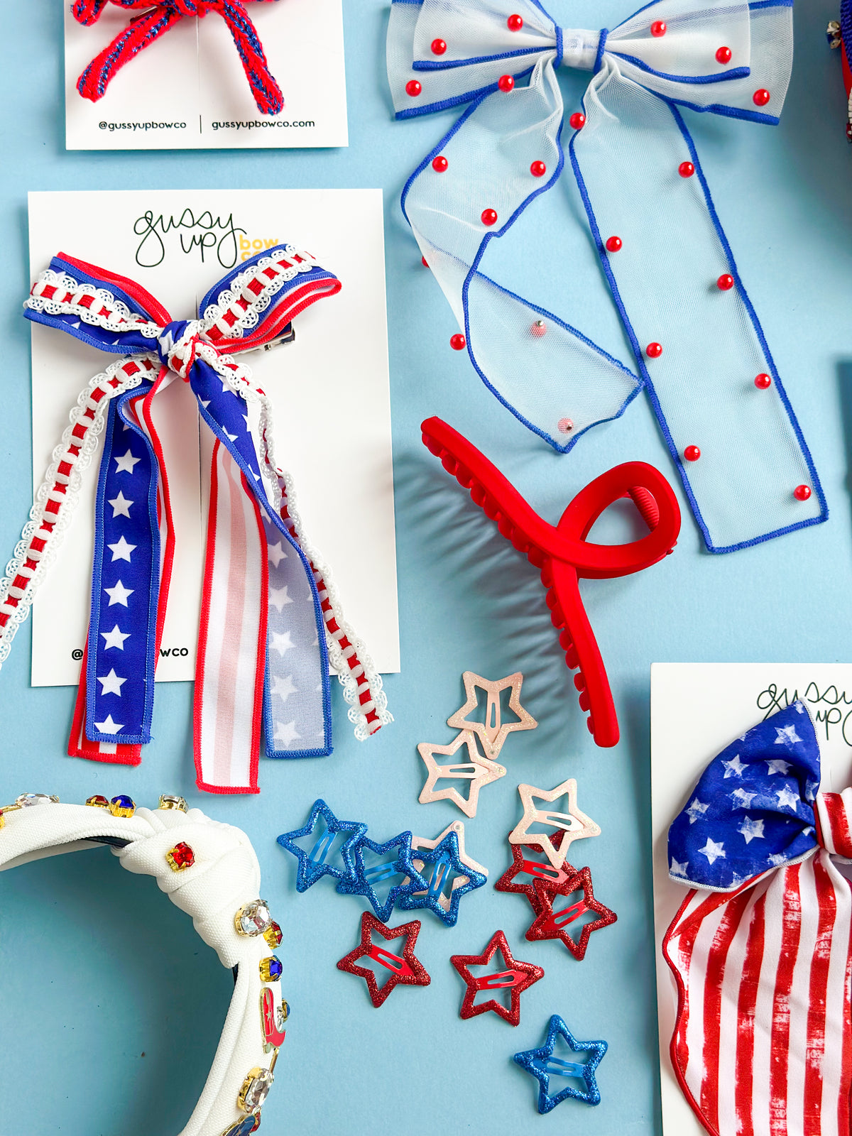 Stars and Stripes Ribbon Bow